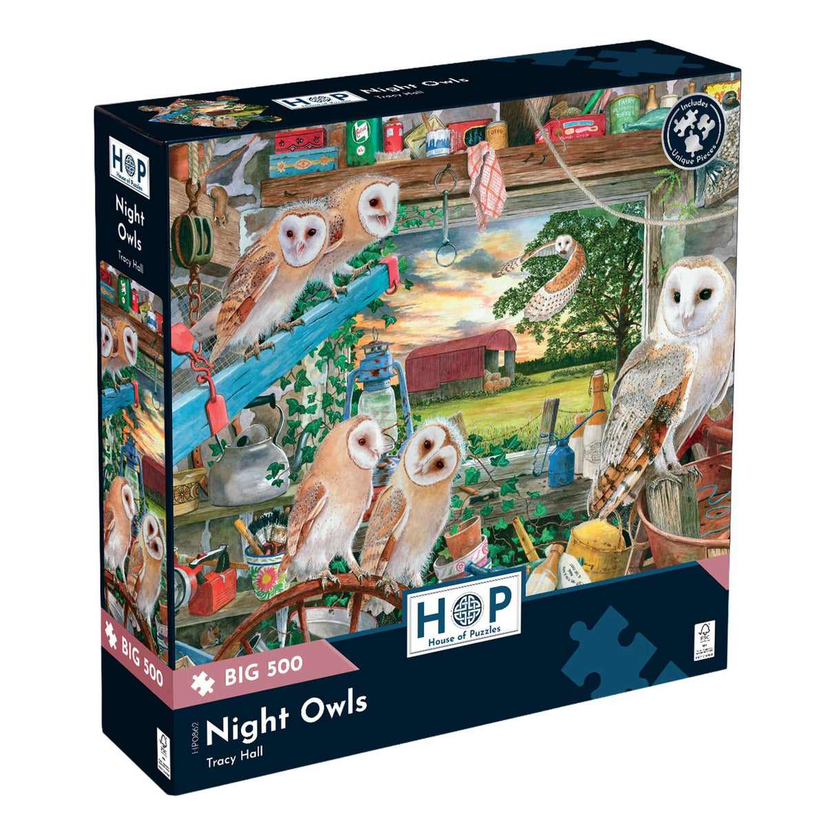 Night Owls BIG 500 Jigsaw Puzzle