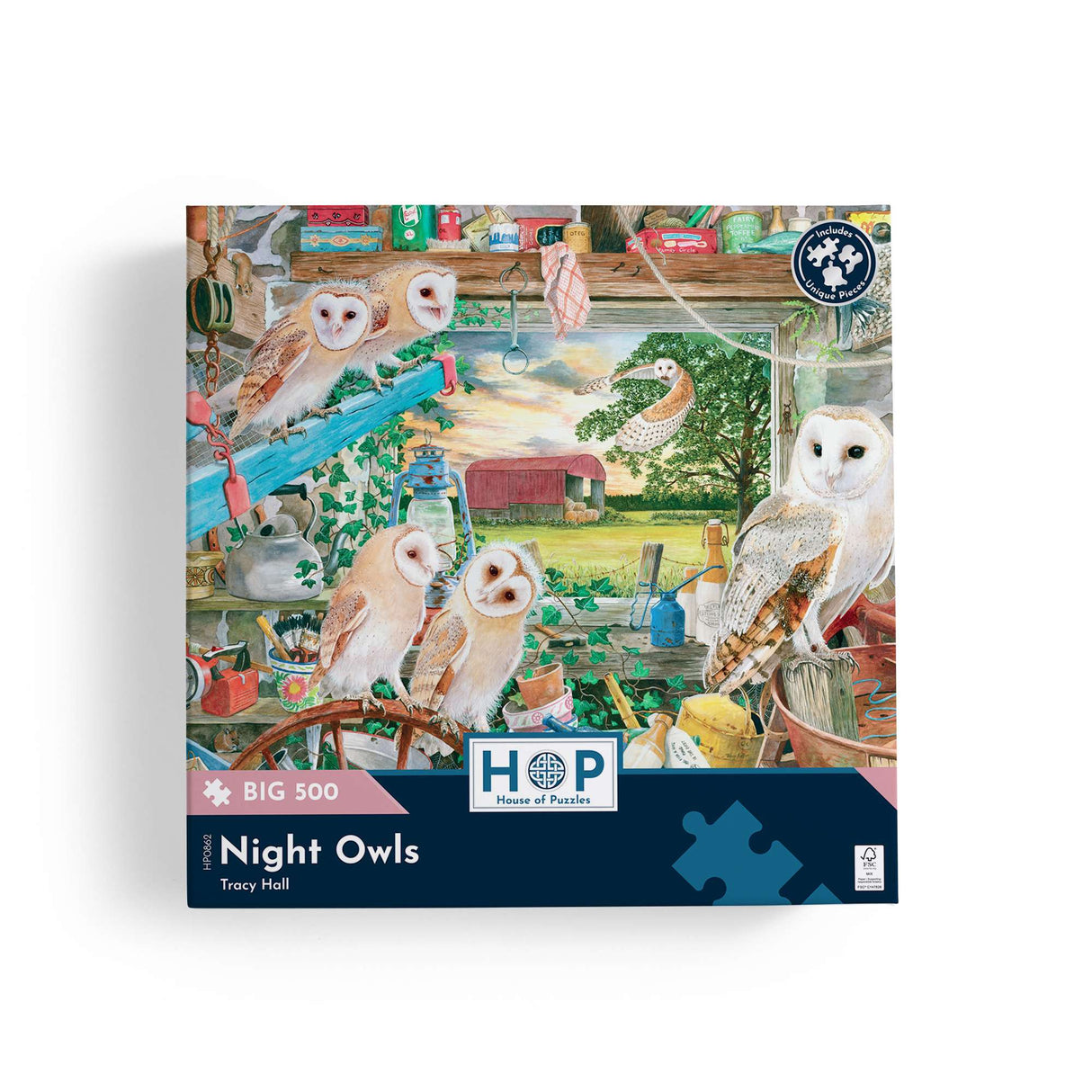 Night Owls BIG 500 Jigsaw Puzzle
