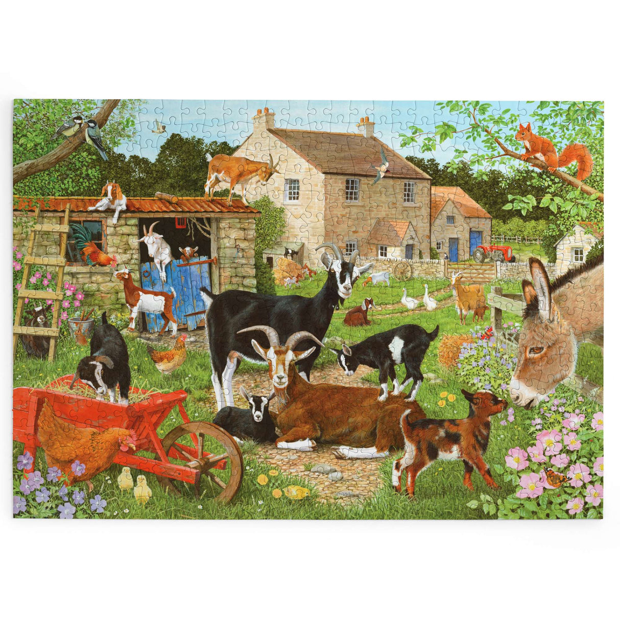 Nanny, Billy & the Kids BIG 500 Jigsaw Puzzle