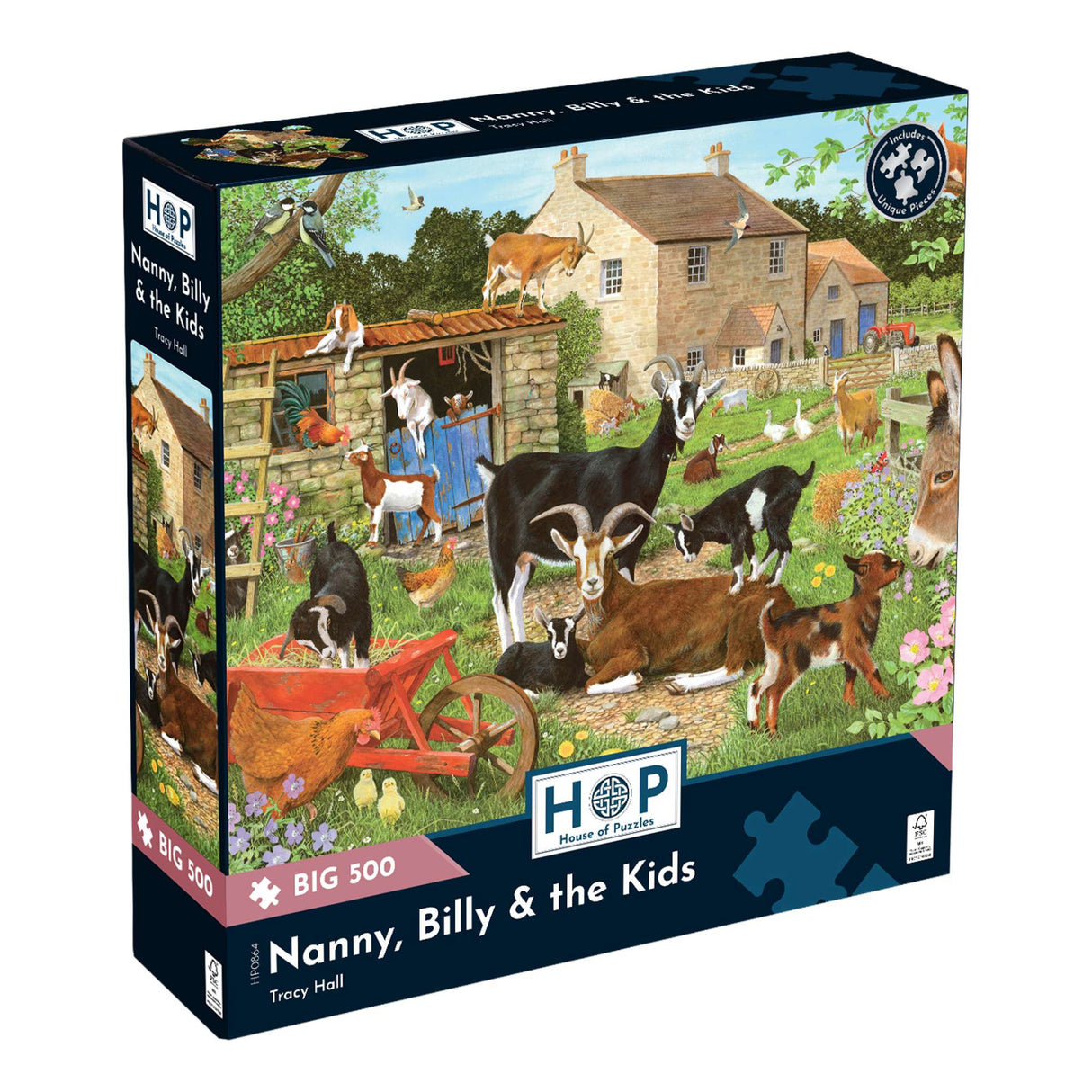 Nanny, Billy & the Kids BIG 500 Jigsaw Puzzle