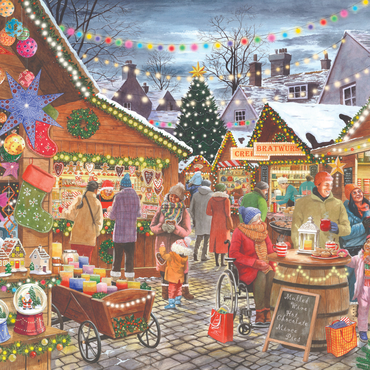 Christmas Market 1000 Piece Jigsaw Puzzle