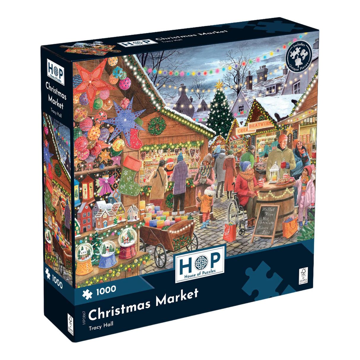 Christmas Market 1000 Piece Jigsaw Puzzle