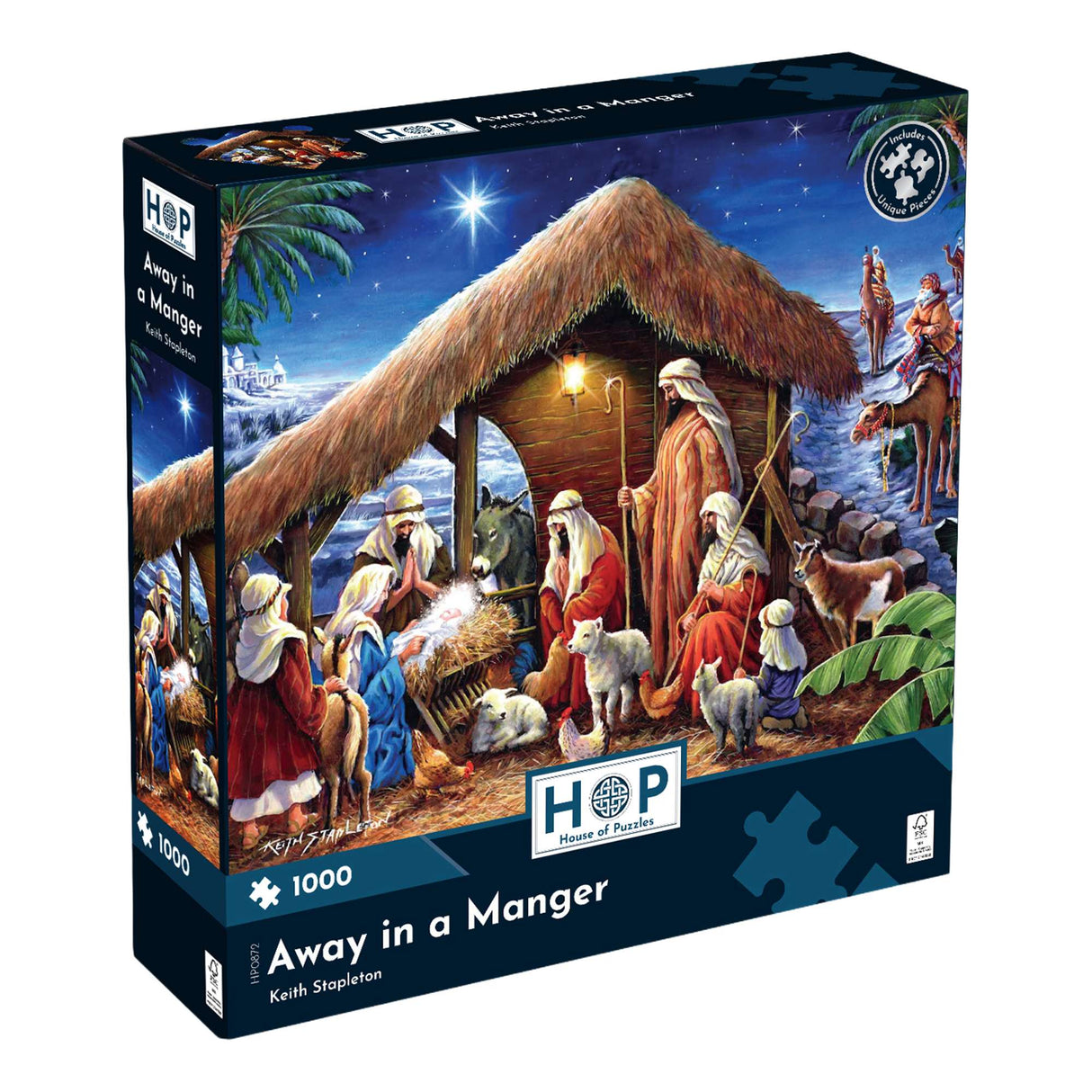 Away in a Manger 1000 Piece Jigsaw Puzzle