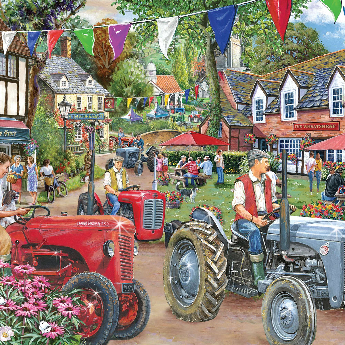 Tractor Parade BIG 500 Jigsaw Puzzle