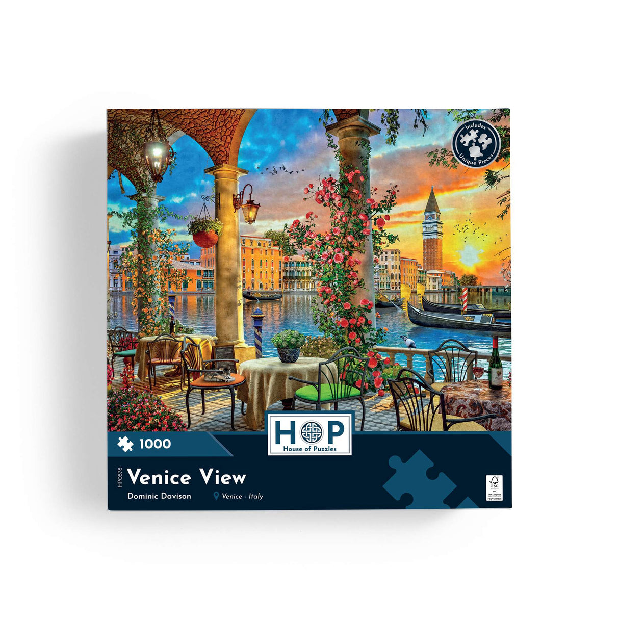 Venice View 1000 Piece Jigsaw Puzzle