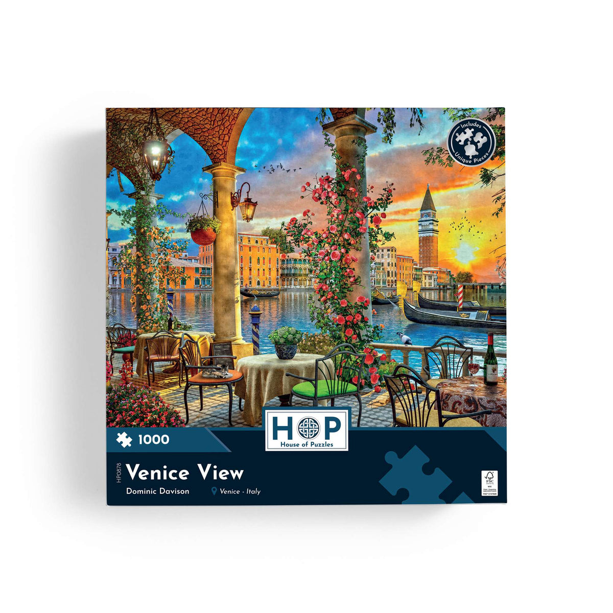 Venice View 1000 Piece Jigsaw Puzzle