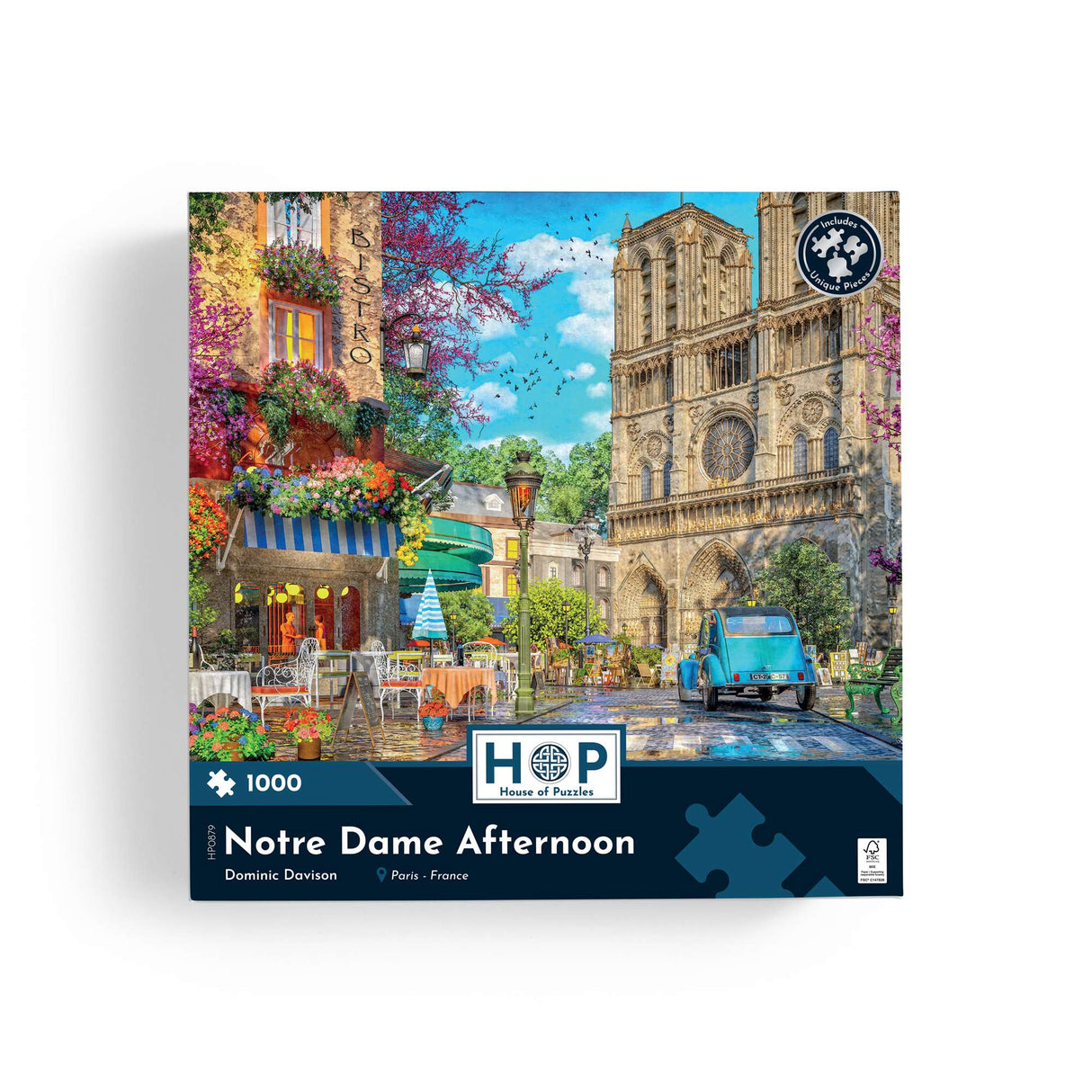 Notre Dame Afternoon 1000 Piece Jigsaw Puzzle
