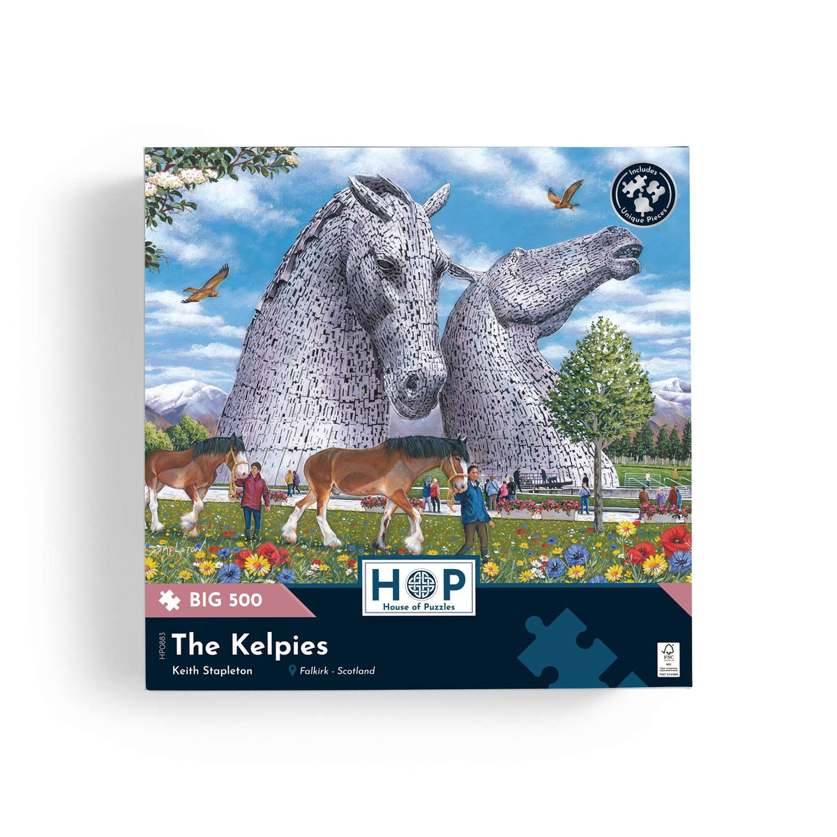The Kelpies BIG 500 Jigsaw Puzzle