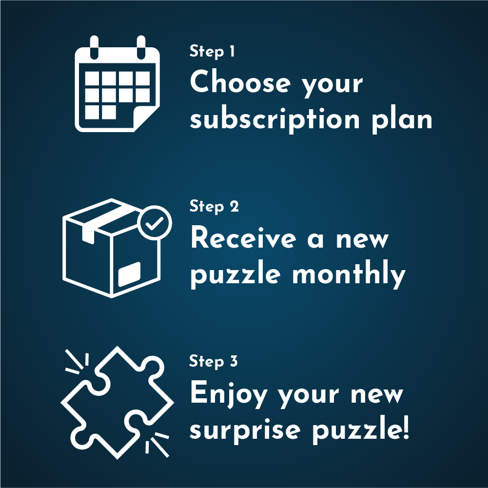 Monthly 1000-Piece Jigsaw Puzzle Subscription