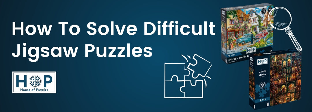 How To Solve Difficult Jigsaw Puzzles blog banner