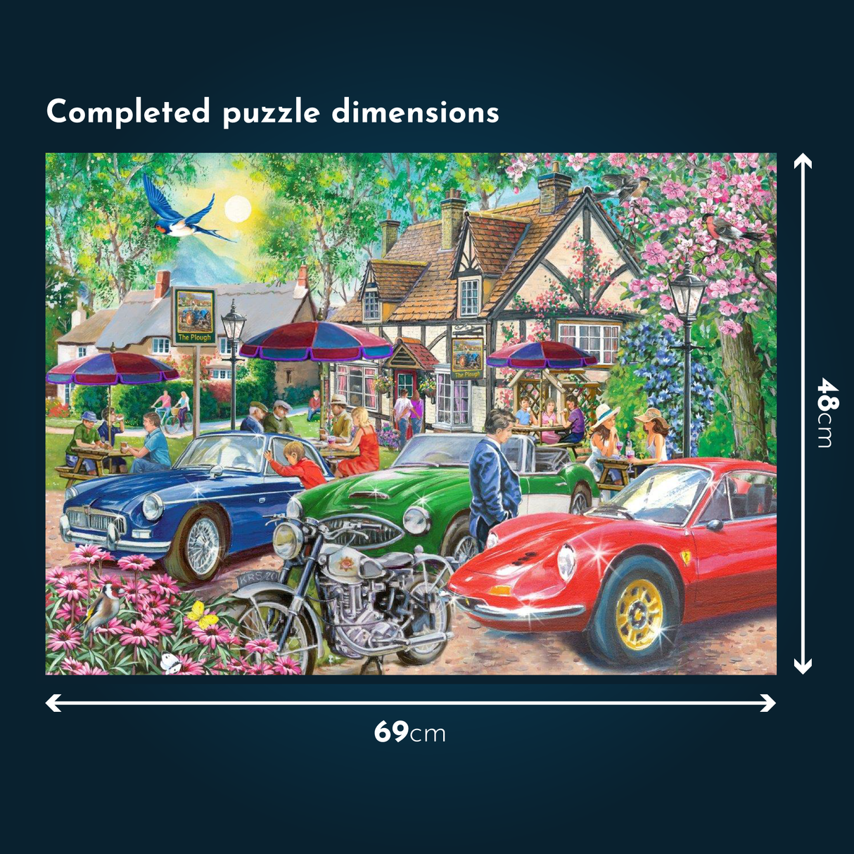 Bloomin' Lovely - BIG 500 Piece Jigsaw Puzzle