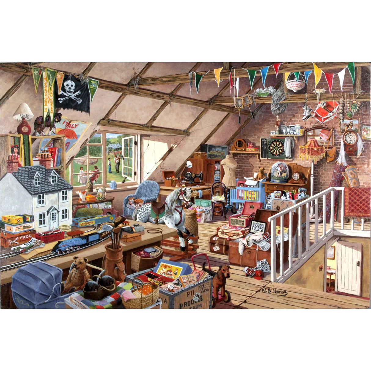 Grandma's Attic - 1000 Piece Jigsaw Puzzle