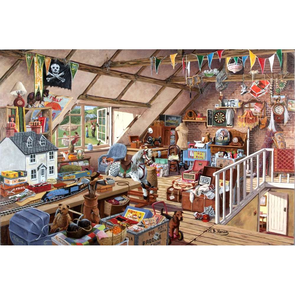 Grandma's Attic - 1000 Piece Jigsaw Puzzle