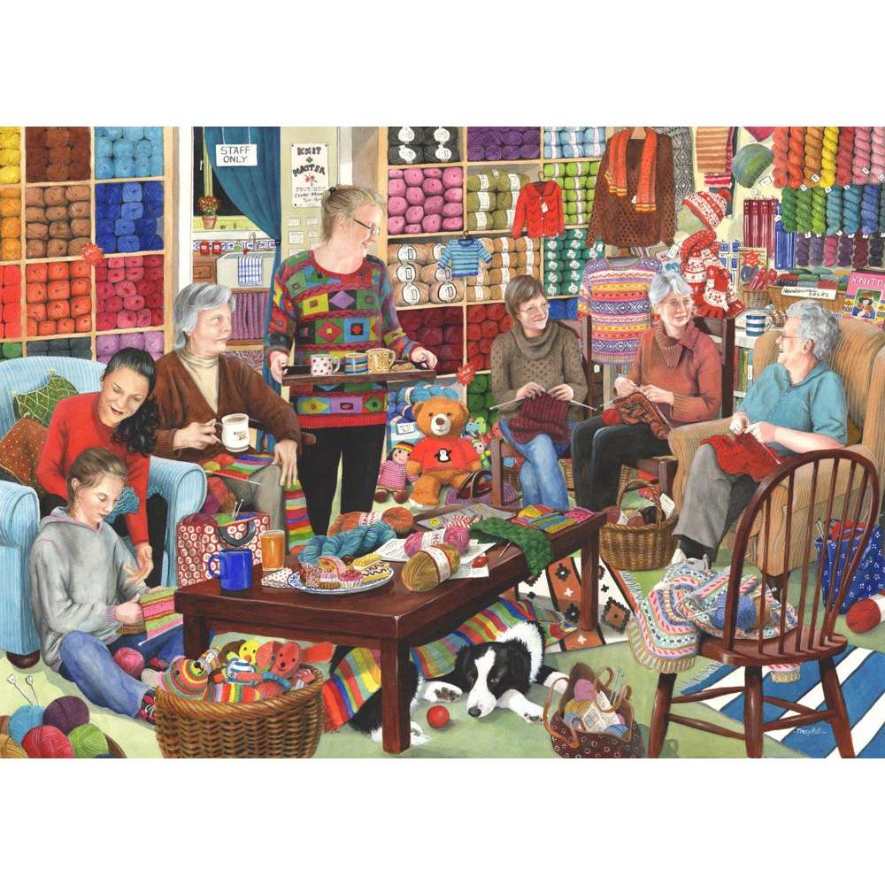 Knit & Natter - 1000 Piece Jigsaw Puzzle