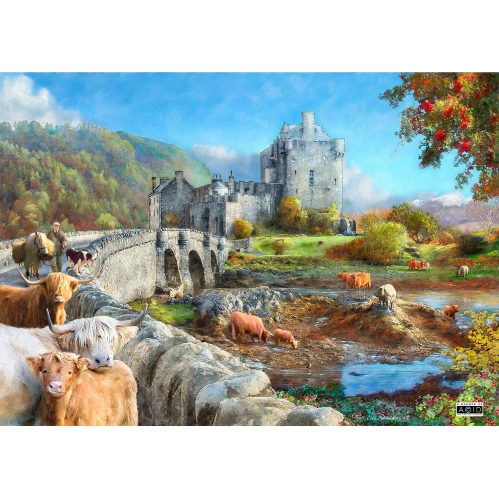 Highland Morning - 1000 Piece Jigsaw Puzzle