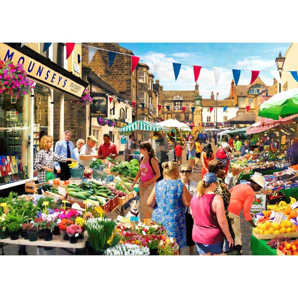 Street Market - 1000 Piece Jigsaw Puzzle