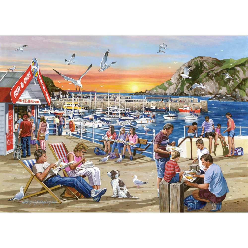 Fish & Chips - 1000 Piece Jigsaw Puzzle