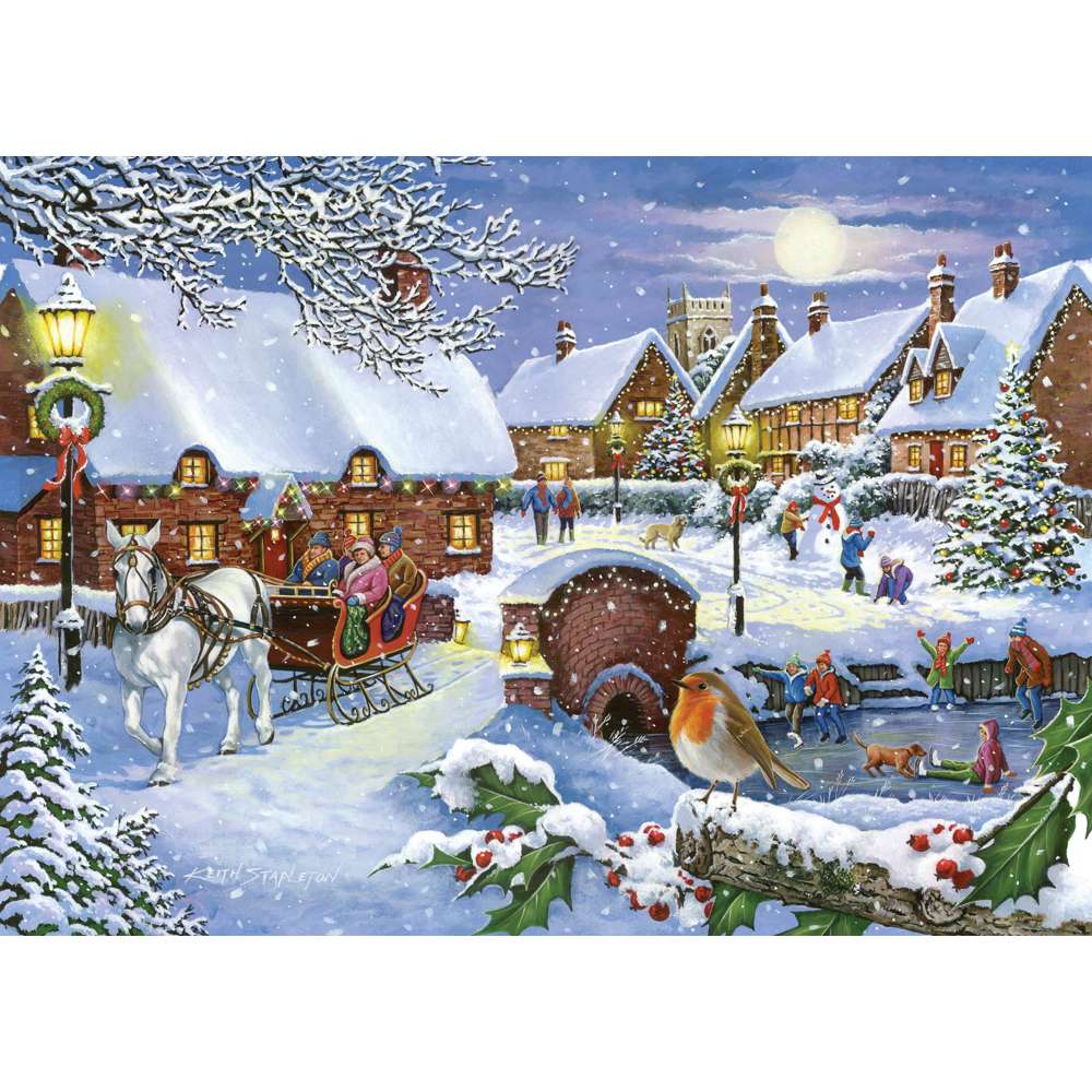 Sleigh Ride - 1000 Piece Jigsaw Puzzle