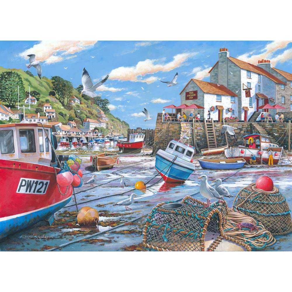 Low Tide - 1000 Piece Jigsaw Puzzle