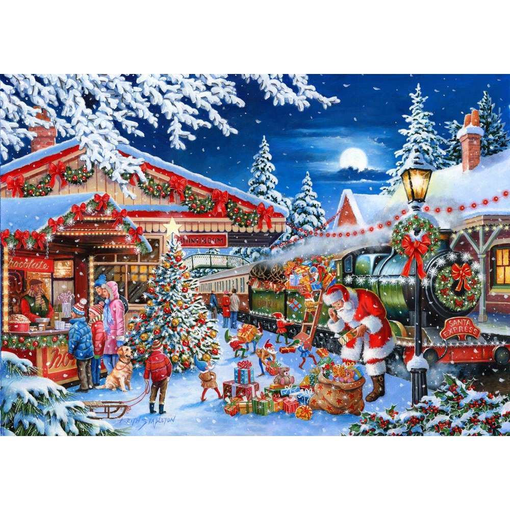 No.18 - Santa's Express - 1000 Piece Jigsaw Puzzle