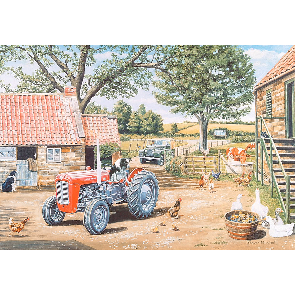 The Farmyard - 1000 Piece Jigsaw Puzzle