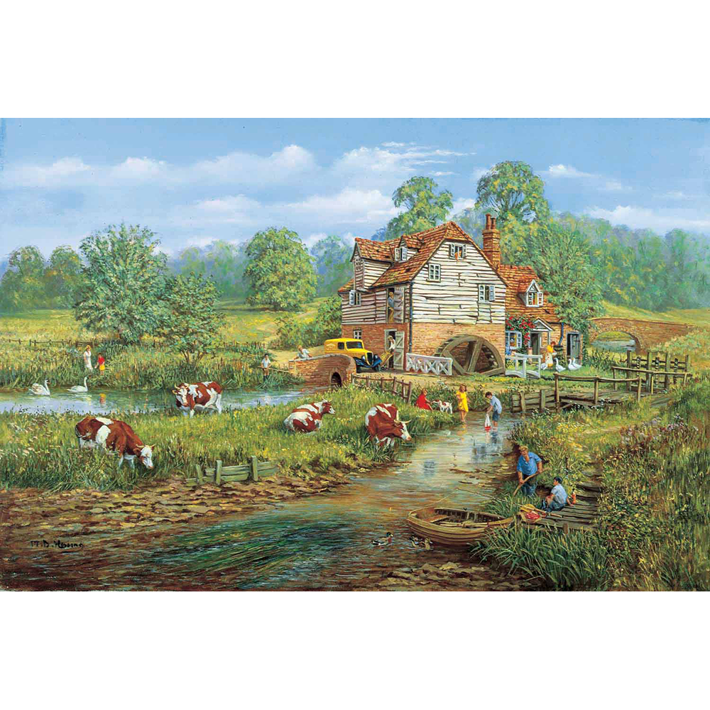 The Mill Stream - 1000 Piece Jigsaw Puzzle