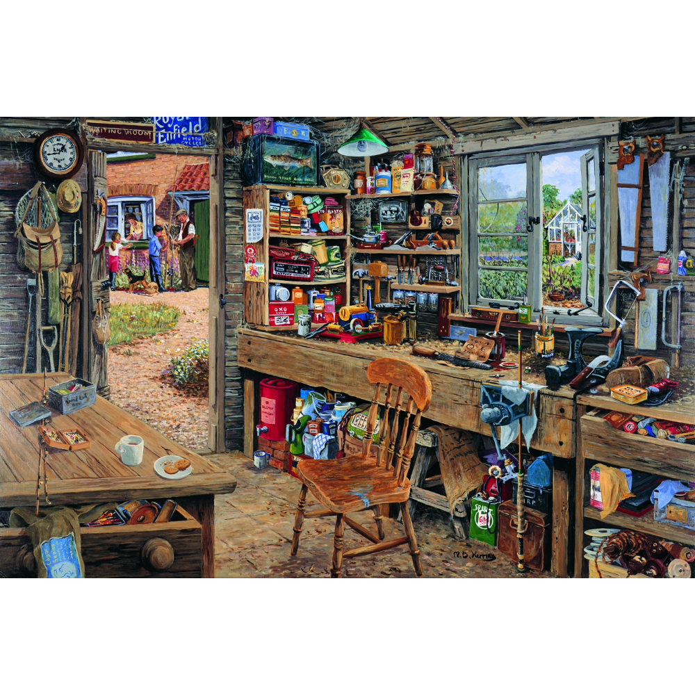 Dad's Shed - 1000 Piece Jigsaw Puzzle