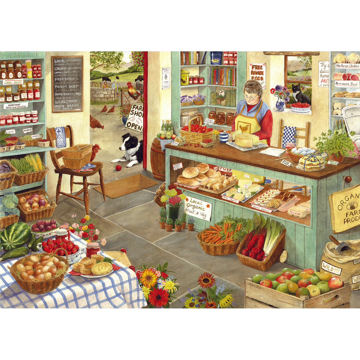 Farm Shop - 1000 Piece Jigsaw Puzzle