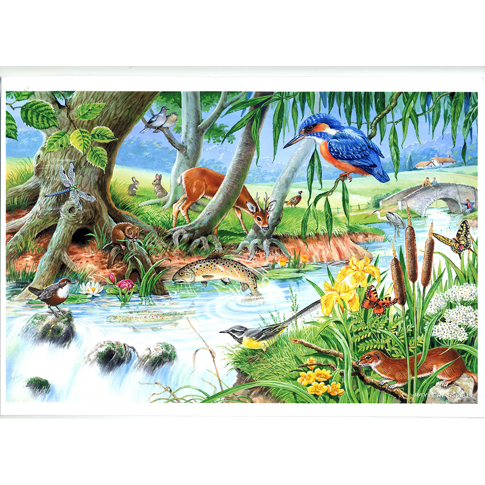 By The Riverbank - BIG 250 Piece Jigsaw Puzzle