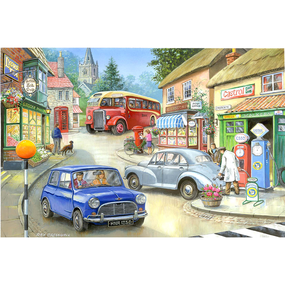 Country Town - BIG 250 Piece Jigsaw Puzzle