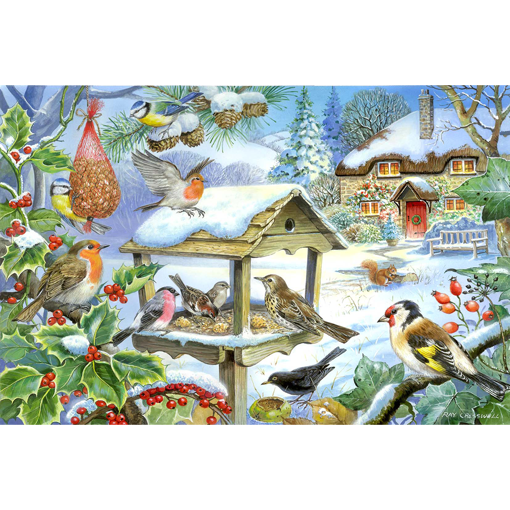 Feed The Birds - BIG 250 Piece Jigsaw Puzzle