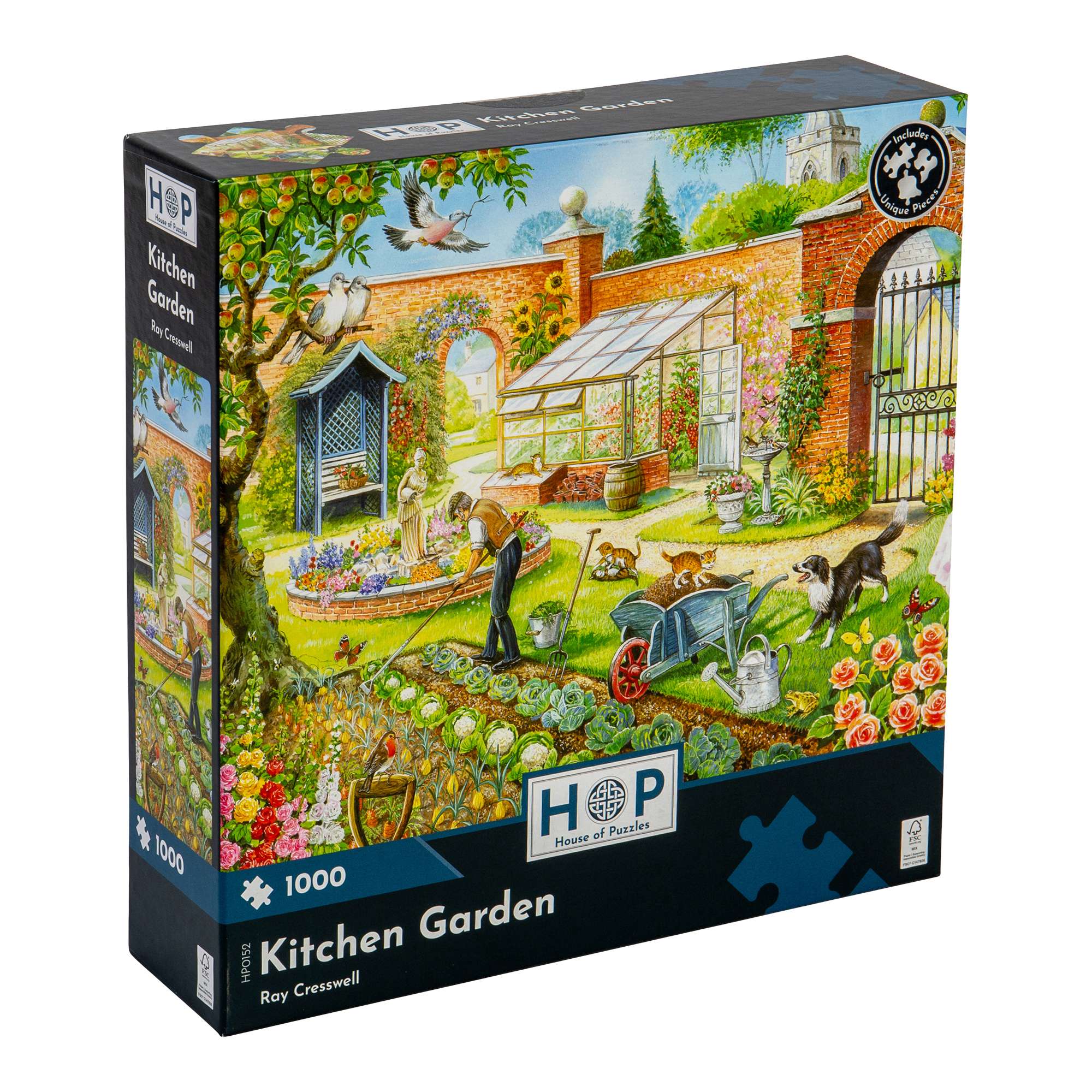 Kitchen Garden 1000 Piece | Garden & Flowers Jigsaw | House of Puzzles