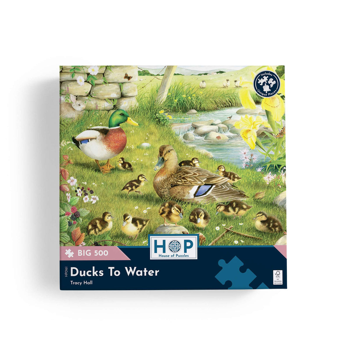Ducks To Water - BIG 500 Piece Jigsaw Puzzle