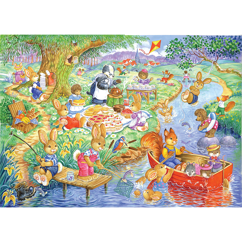 Picnic Time - 80 Piece Jigsaw Puzzle