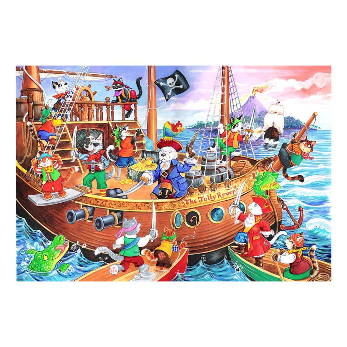 Pirates Ahoy - 80 Piece Jigsaw Puzzle