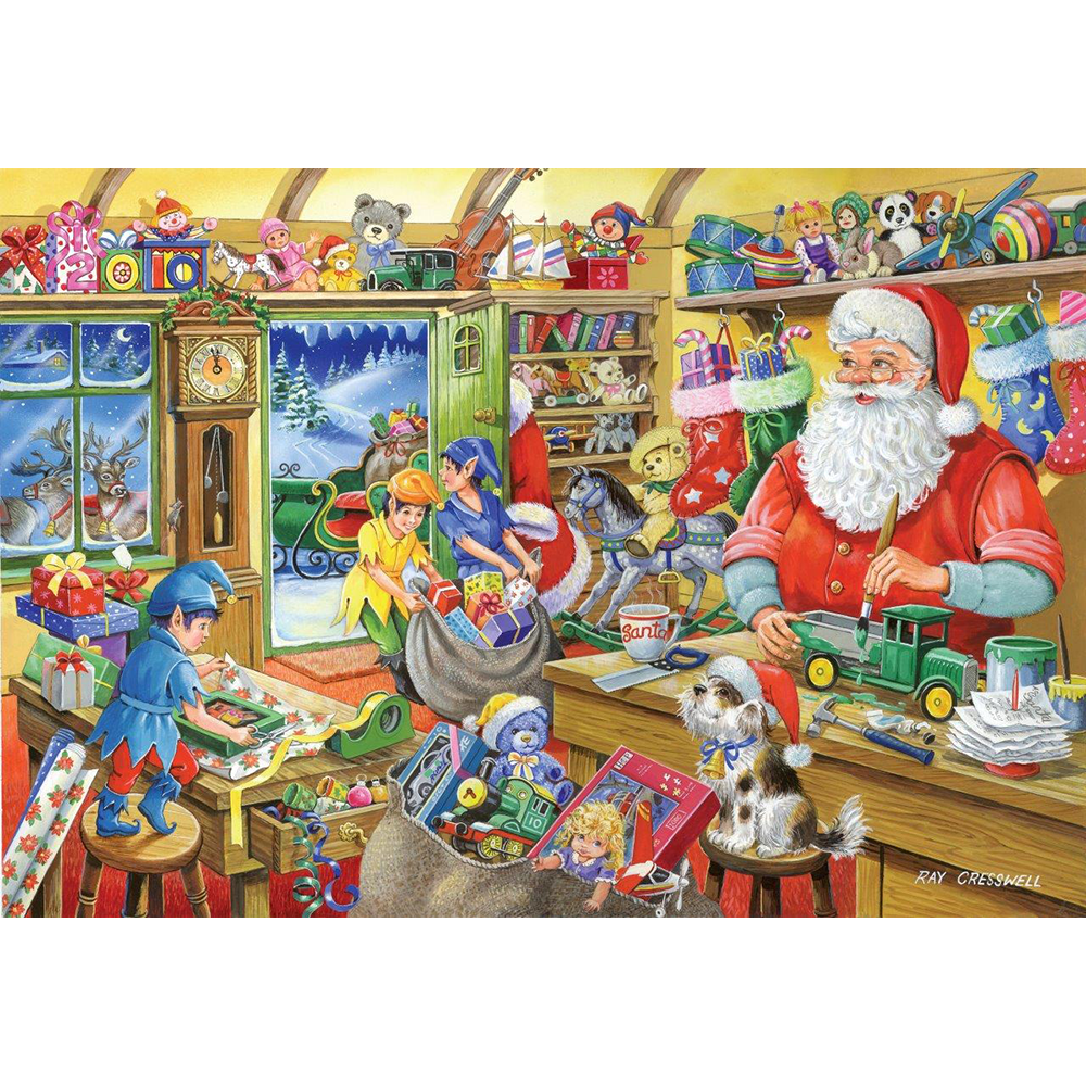 No.5 - Santa's Workshop - 1000 Piece Jigsaw Puzzle