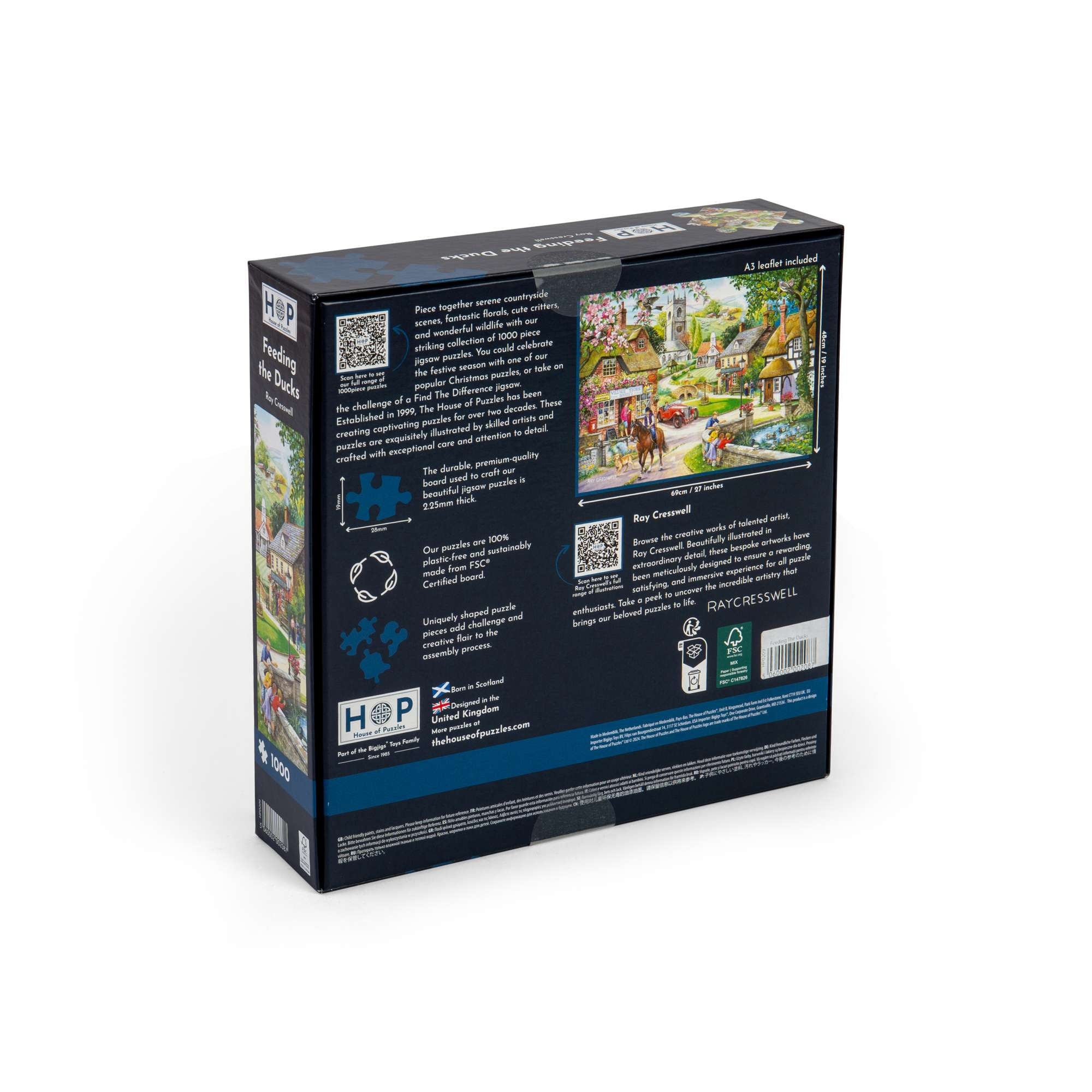 Feeding The Ducks | Thatched Building Jigsaw Puzzle | House of Puzzles