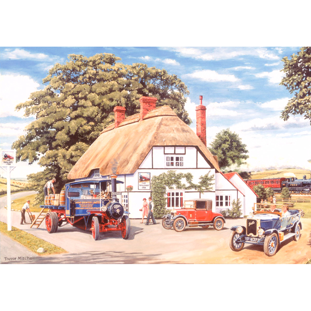 The Railway Inn - 500 Piece Jigsaw Puzzle