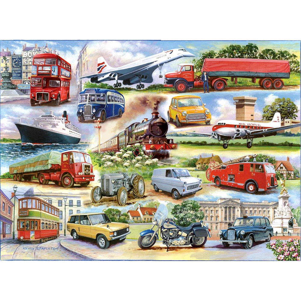 Golden Oldies - 1000 Piece Jigsaw Puzzle