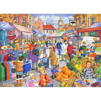 Market Day - BIG 250 Piece Jigsaw Puzzle