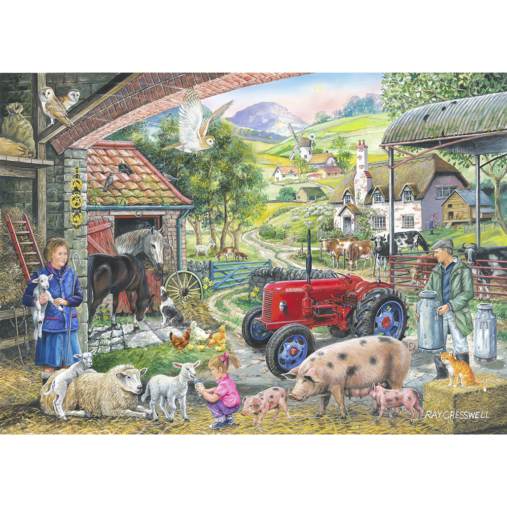 No.2 - On The Farm  - 1000 Piece Jigsaw Puzzle