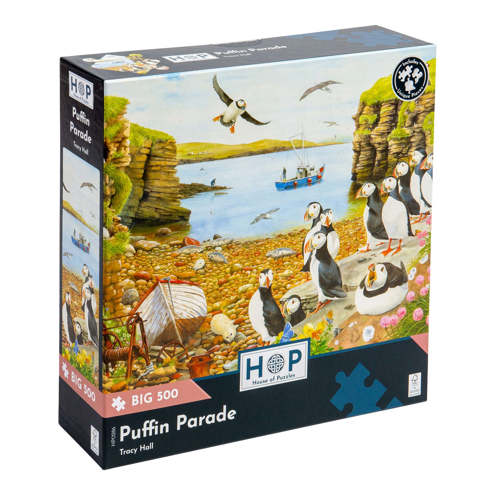 Puffin Parade BIG 500 | Seaside Jigsaw | House of Puzzles