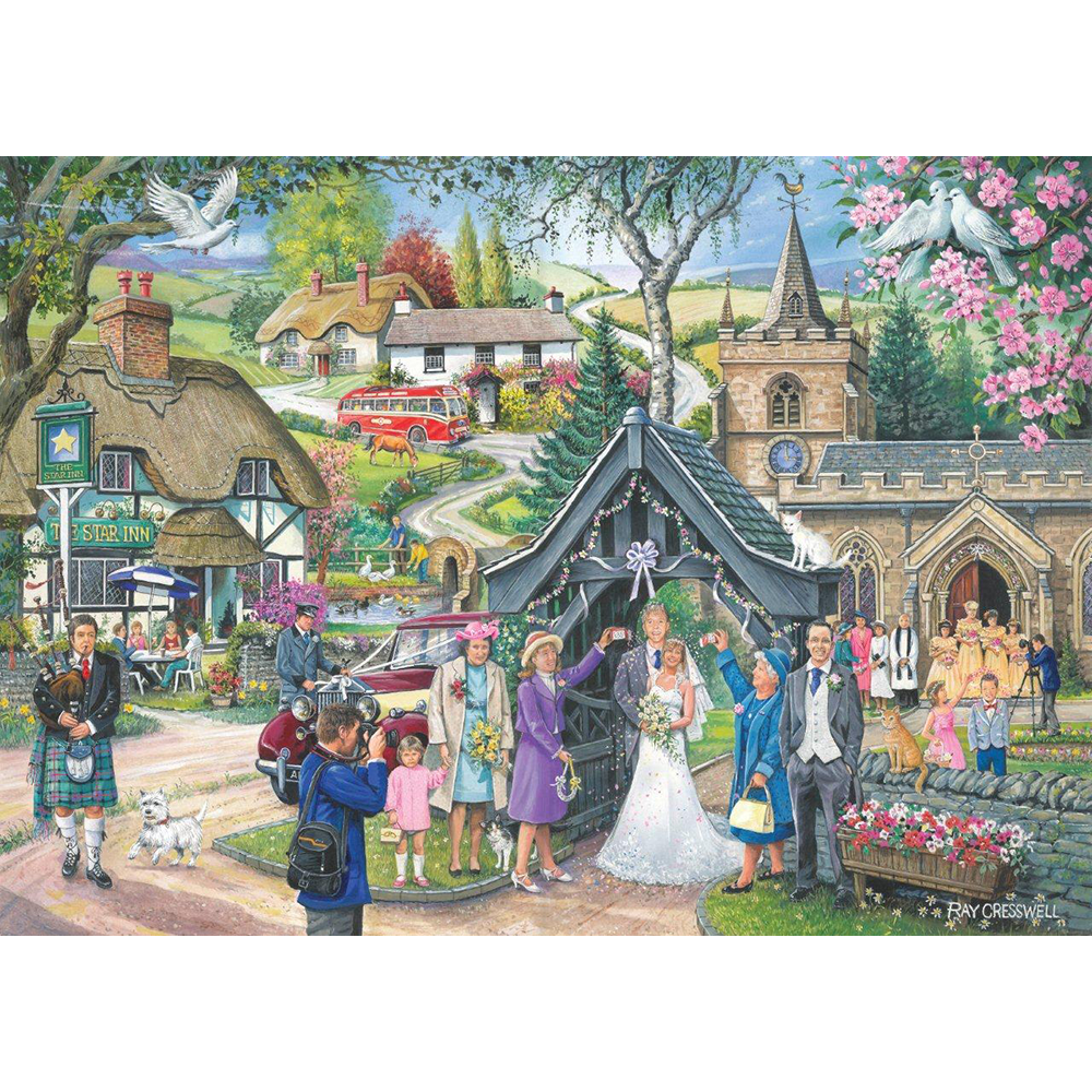 No.4 - Wedding Day - 1000 Piece Jigsaw Puzzle