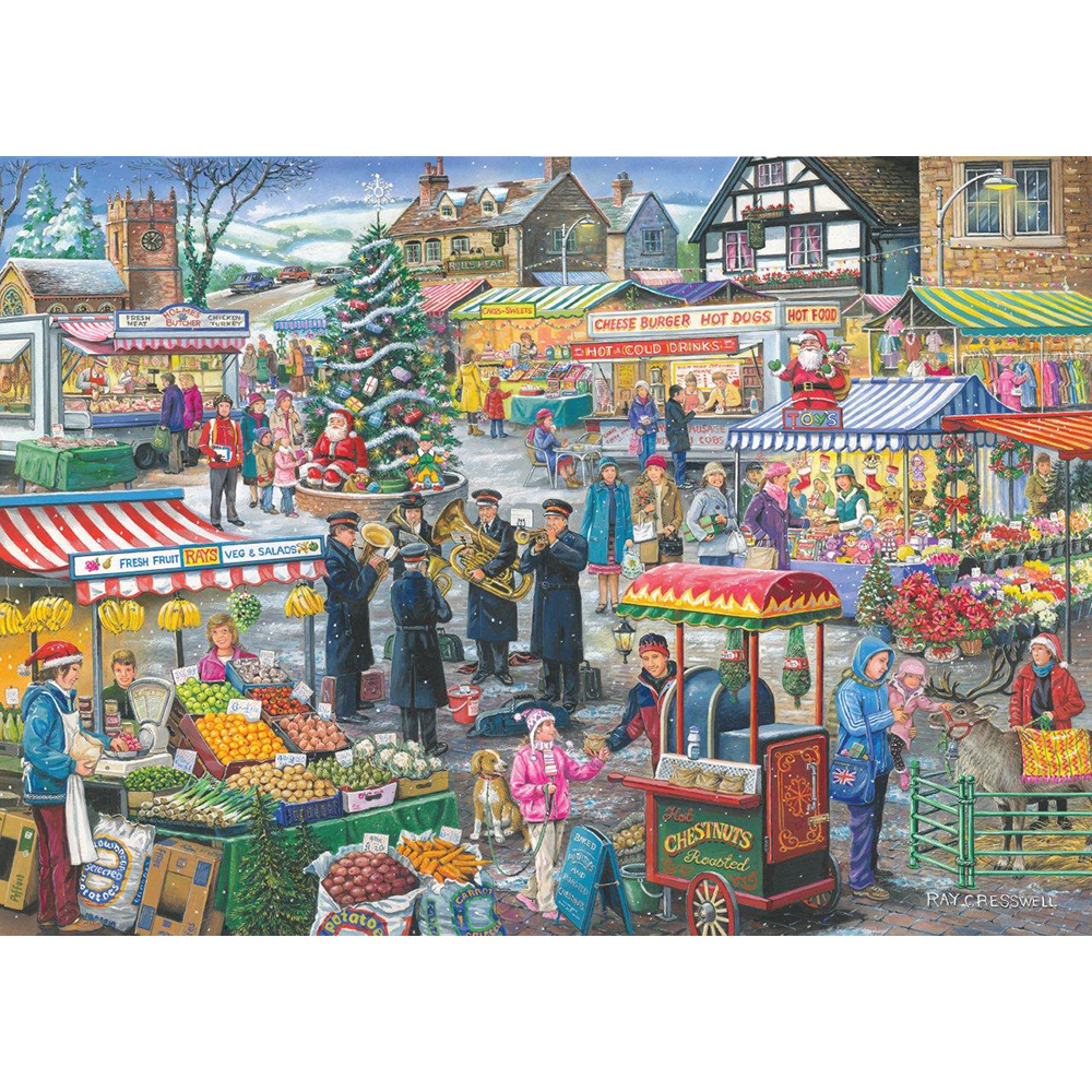 No.5 - Festive Market - 1000 Piece Jigsaw Puzzle