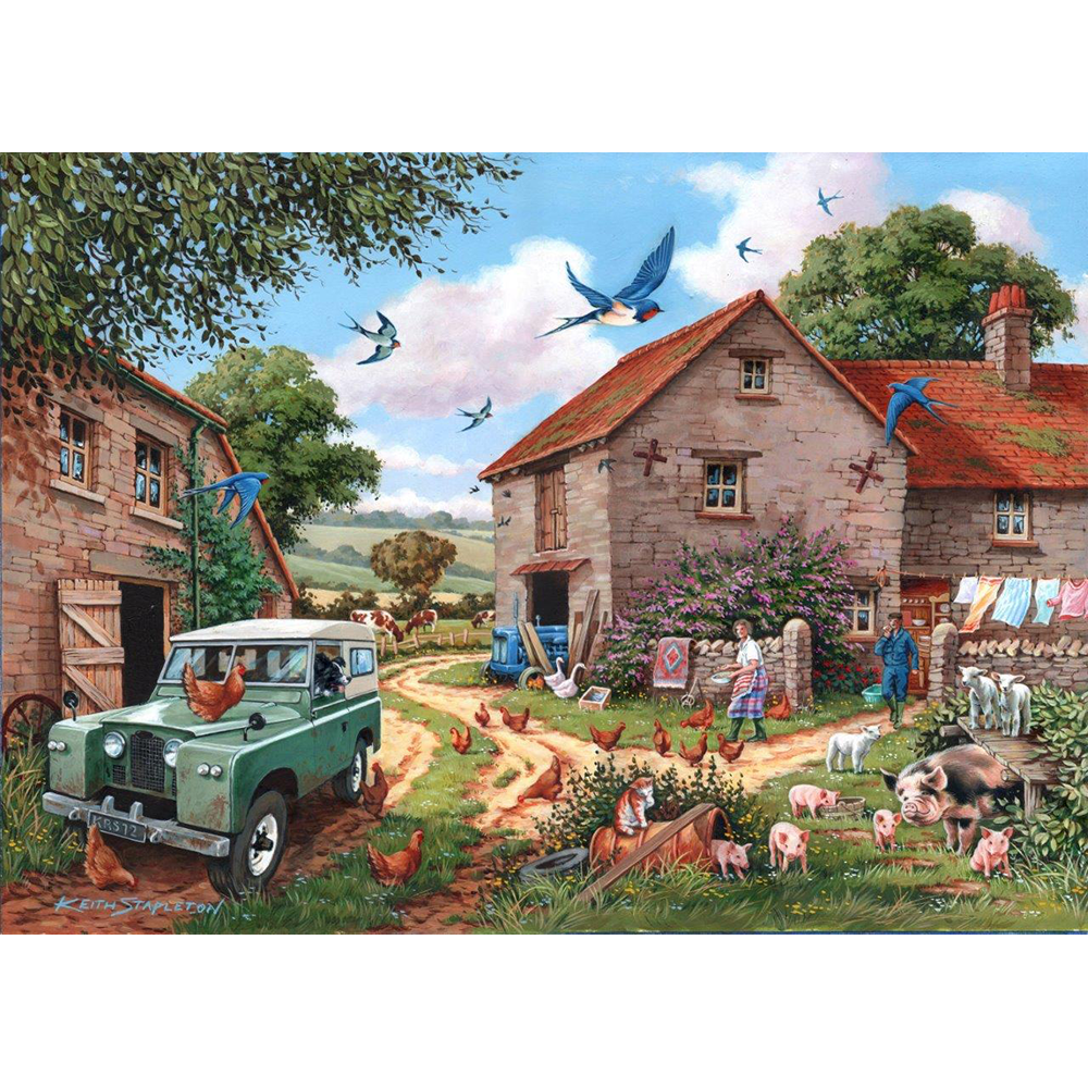 Farmer's Wife - BIG 500 Piece Jigsaw Puzzle