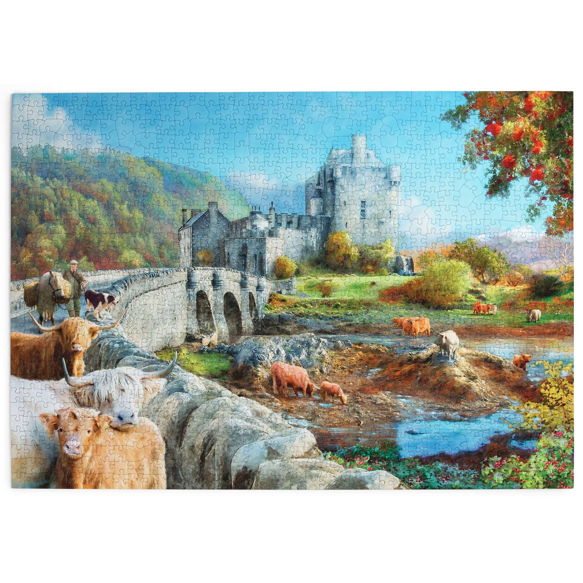 Highland Morning 1000 Piece | Castle Jigsaw | House of Puzzles