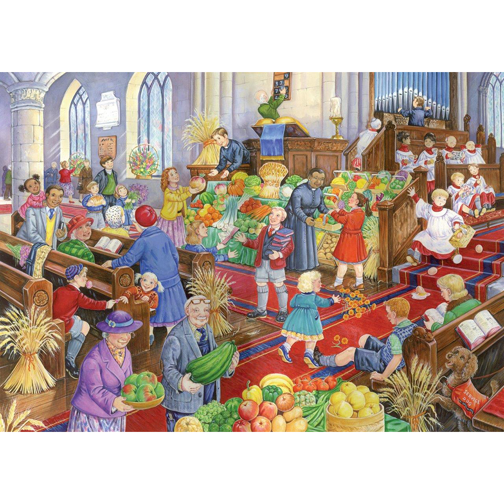 Harvest Festival - 500 Piece Jigsaw Puzzle