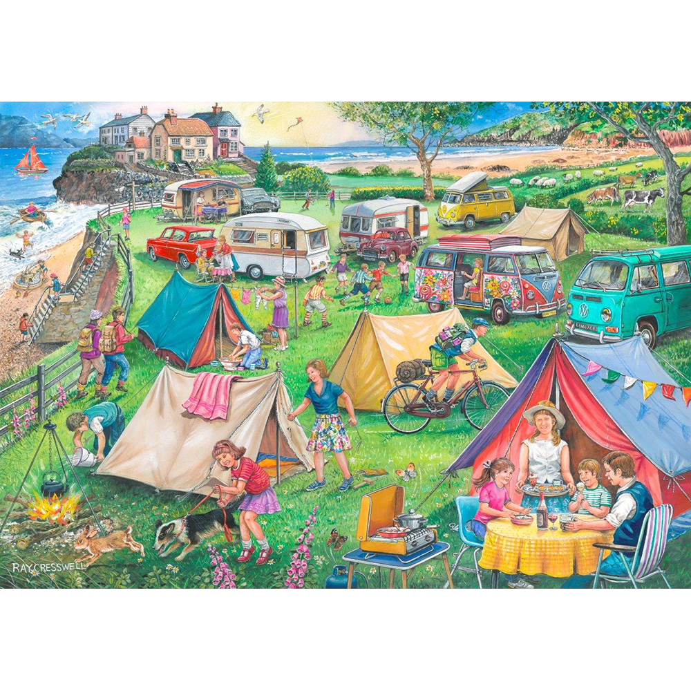 No.10 - Camping - 1000 Piece Jigsaw Puzzle