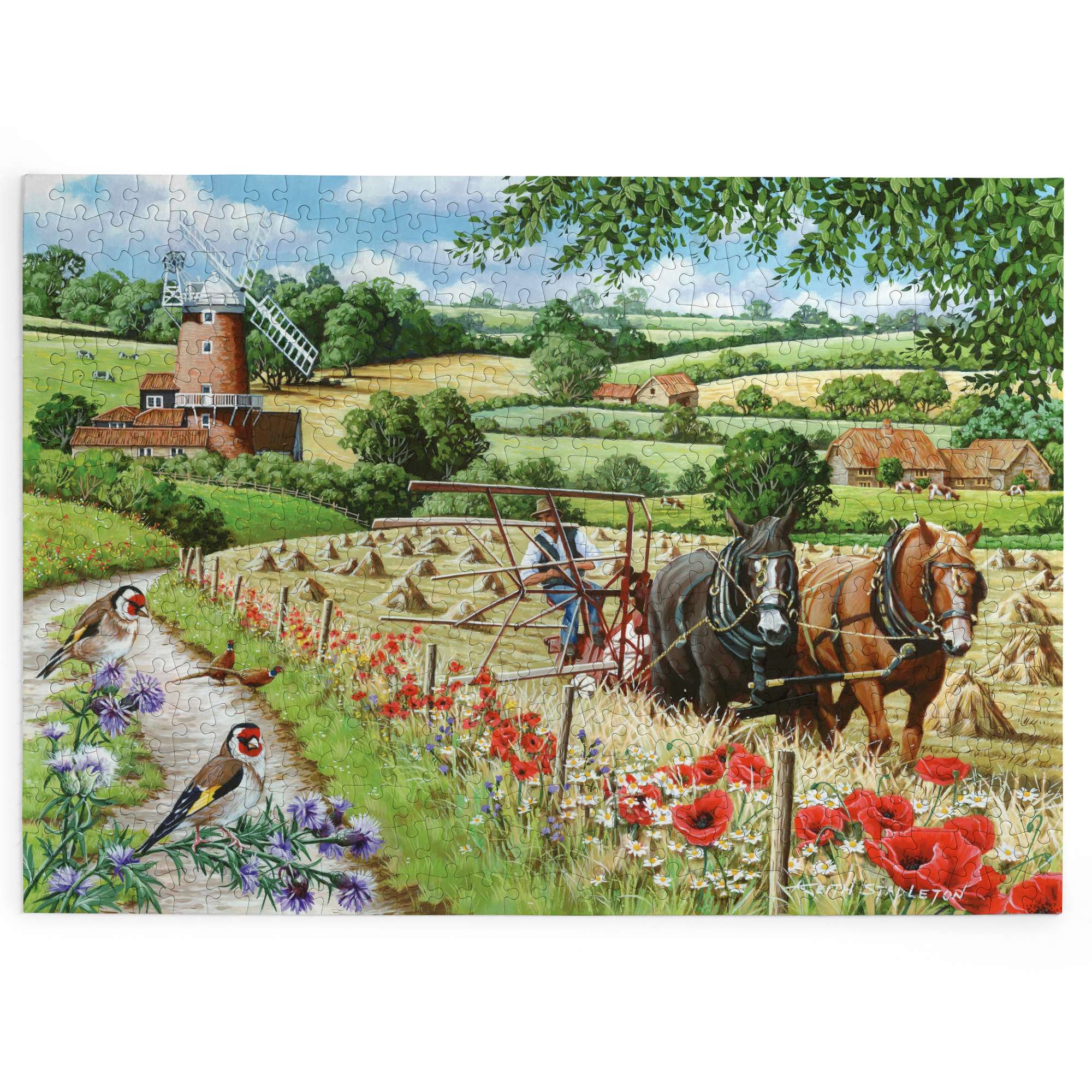 Windmill Lane BIG 500 | Farm Jigsaw Puzzle | House of Puzzles