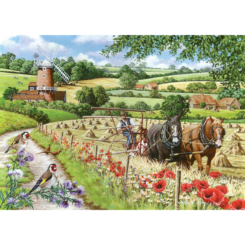 Windmill Lane - BIG 500 Piece Jigsaw Puzzle